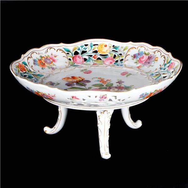 German Porcelain Footed Dish.