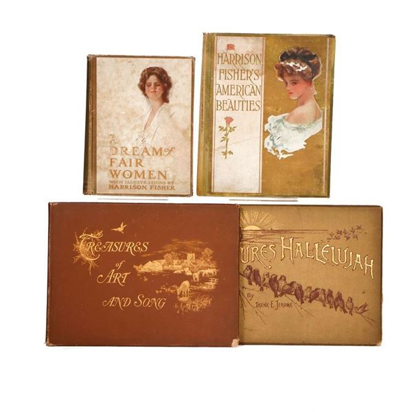 Group of four illustrated books, late 19th/early 20th century.