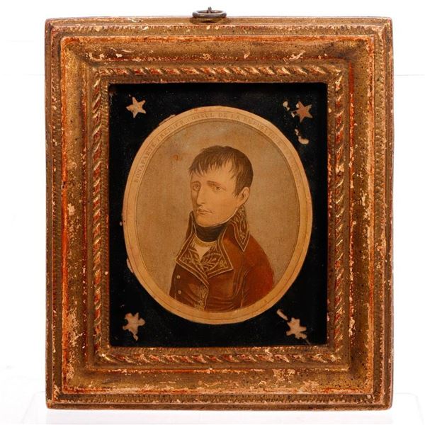 Colored Print of Napoleon.