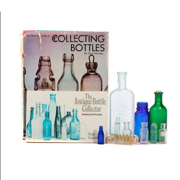 Collection of Small Medicine Bottles/Vials.