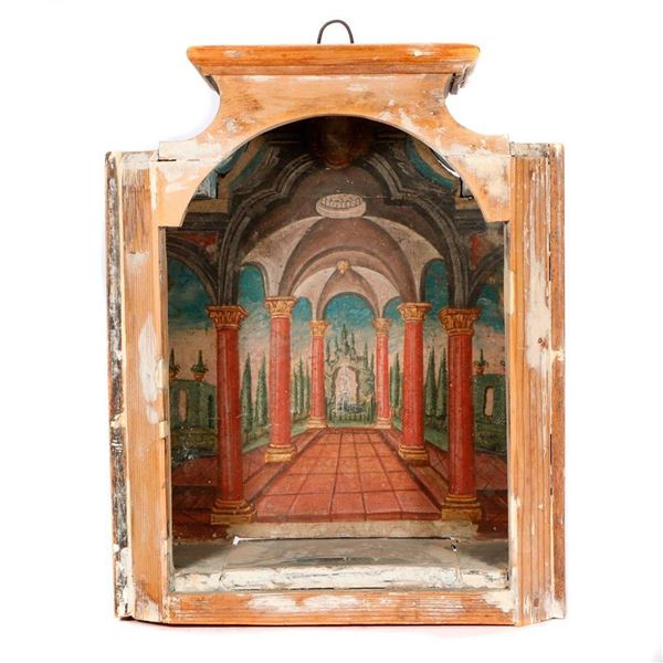 Classical Style Painted Niche.