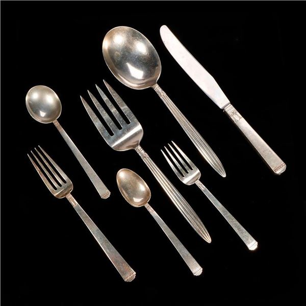 43 Sterling Flatware and Serving Pieces.