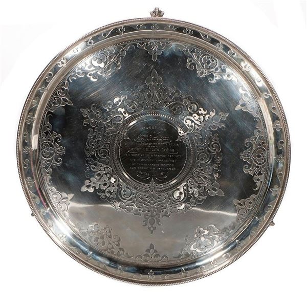 Sterling Silver Salver.