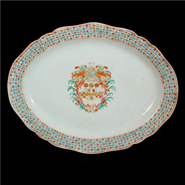 18th Century Chinese Export Platter.