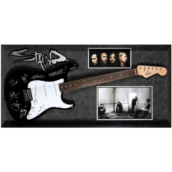 Staind signed guitar.