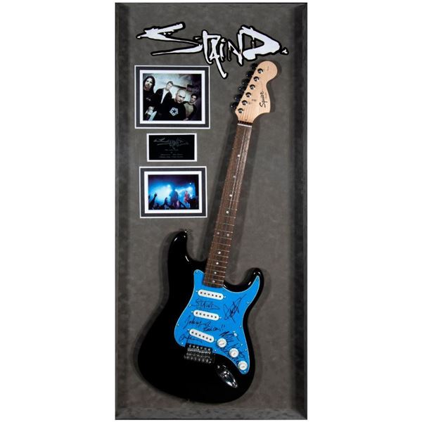Staind signed guitar.