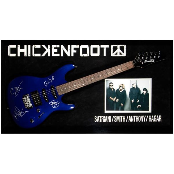 Chicken Foot signed guitar.