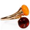 Image 2 : Amber and 14k gold ring.