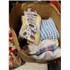Image 2 : BOX OF BLANKETS, BABY CLOTHES