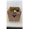 Image 1 : BOX OF COPPER TEAPOTS AND METAL DECOR