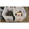 Image 1 : 2 BOXES OF XMAS LIGHTS AND DECOR