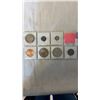Image 2 : 7 GREAT BRITAIN COINS 1918 3 PENCE  .925 SILVER, 1919 FARTHING, 1934 1/2 CROWN .500 SILVER, 2 CROWN 