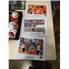 Image 2 : TRAY OF FOOTBALL AND BASEBALL COLLECTIBLES INCLUDING 3 SIGNED BC LIONS PICTURES