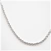 Image 2 : STERLING SILVER DIAMOND NECKLACE, 64 DIAMONDS, 0.30CTS, 18", W/A $1390.00