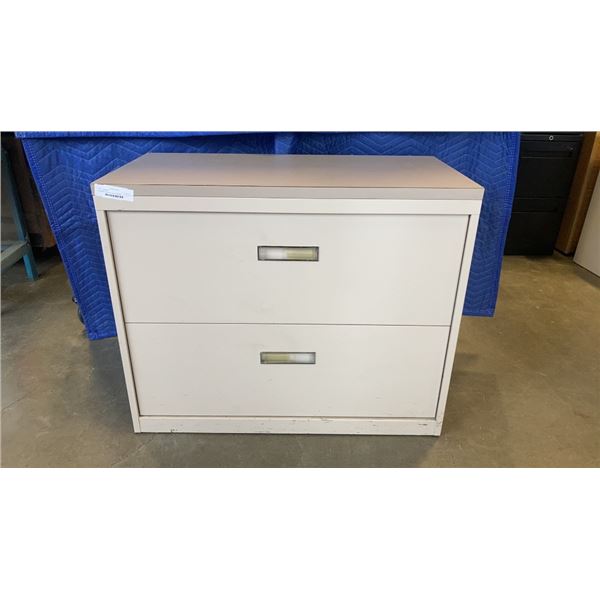 2 DRAWER LATERAL FILING CABINET