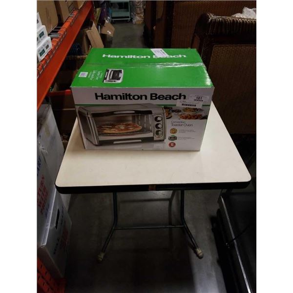 HAMILTON BEACH CONVECTION TOASTER OVEN - TESTED WORKING, RETAIL $142