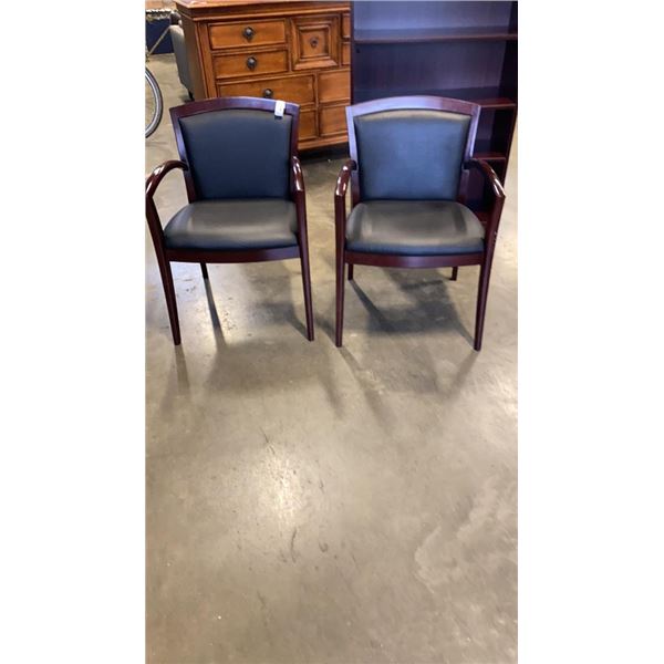 2 RECEPTION CHAIRS