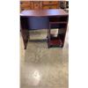 Image 2 : ROLLING DESK AND 2 DRAWER FILING CABINET WITH KEY