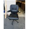 Image 1 : LEATHER GAS LIFT OFFICE CHAIR