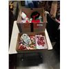 Image 1 : 2 BOXES OF XMAS DECOR AND ORNAMENTS