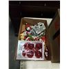 Image 2 : 2 BOXES OF XMAS DECOR AND ORNAMENTS