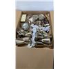 Image 1 : BOX OF SPANISH BRASS AND YUGOSLAVIAN SILVER PLATE