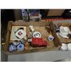 Image 2 : 2 BOXES OF ENGLISH CHINA AND COLLECTIBLES, ROYAL STAFFORD, MINTONS AND MORE