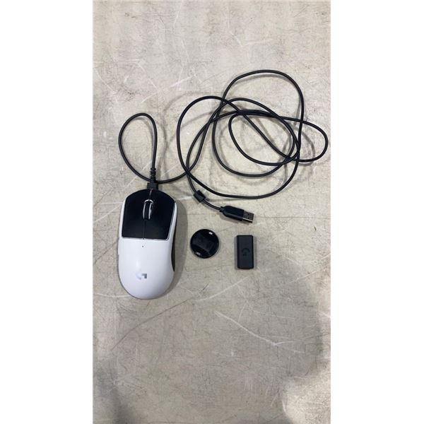 LOGITECH G PRO X SUPERLIGHT WHITE GAMING MOUSE - TESTED WORKING, NO DONGLE, RETAIL $199