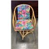Image 2 : GLASSTOP RATTAN DINING TABLE WITH 4 CHAIRS