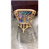 Image 4 : GLASSTOP RATTAN DINING TABLE WITH 4 CHAIRS