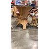 Image 5 : GLASSTOP RATTAN DINING TABLE WITH 4 CHAIRS