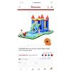 Image 1 : Costway Inflatable Bounce House Castle Water Slide with Climbing Wall Retail $750