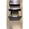 Image 3 : 2 DRAWER FILING CABINET WITH COMBINATION LOCK
