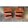 Image 2 : PAIR OF 2 DRAWER NIGHTSTANDS