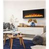 Image 1 : AS NEW NAPOLEON HAMPTON LINEAR ELECTRIC FIREPLACE 50" - RETAIL $1149