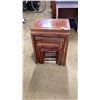 Image 1 : 4 PIECE EASTERN NESTING ENDTABLE SET