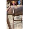Image 8 : VINTAGE DESK AND CHAIR AND STOOL
