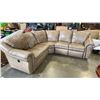 Image 1 : LEATHER 3 PIECE RECLINING SECTIONAL SOFA