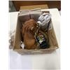 Image 1 : ROTAL WINTER CAKE PLATE, LION WITH REAL FUR, NAPKINS, LAQUER JELERY BOX AND CERAMIC KEEPSAKE BOX