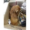 Image 3 : ROTAL WINTER CAKE PLATE, LION WITH REAL FUR, NAPKINS, LAQUER JELERY BOX AND CERAMIC KEEPSAKE BOX
