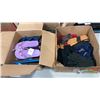 Image 1 : 2 TRAYS OF GLOVES AND FLIP FLOPS