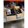 Image 1 : 2 BOXES OF MARVEL ACTION FIGURES AND RC DINOSAUR