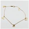 Image 1 : 10KT. YELLOW GOLD "BFF" CHARM BRACELET, W/A $510.00