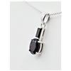 Image 3 : STERLING SILVER NATURAL GARNET PENDANT WITH STERLING SILVER CHAIN, 1.75CTS, W/A $285.00