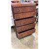 Image 2 : 5 DRAWER HAMMOND WATERFALL CHEST OF DRAWERS