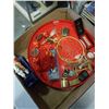 Image 2 : BOX OF VINTAGE COLLECTIBLES AND CAST IRON COIN BANK