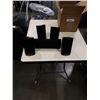 Image 1 : 5 HARMAN KARDON HKTS SPEAKERS - 4 SAT, ONE CENTER