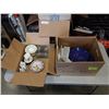 Image 1 : 2 BOXES OF VARIOUS CHINA QUEEN ANNE, PARAGON, COLCLOUGH, GIBSON AND MORE