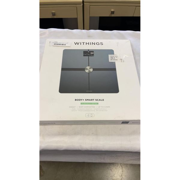 WITHINGS BODY + SMART SCALE - TESTED WORKING, RETAIL $199