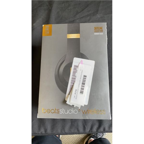 BEATS STUDIO 3 WIRELESS HEADPHONES - TESTED WORKING, CRACKED ARM, RETAIL $399